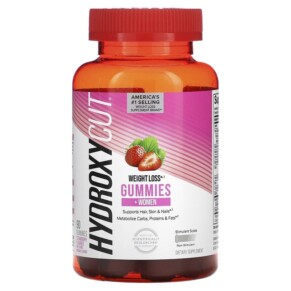 Thực phẩm chức năng Hydroxycut Weight Loss Gummies +Women Strawberry 90 Gummies 631656610550