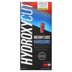 Thực phẩm chức năng Hydroxycut Weight Loss Hardcore 60 Rapid Release Capsules 631656603200