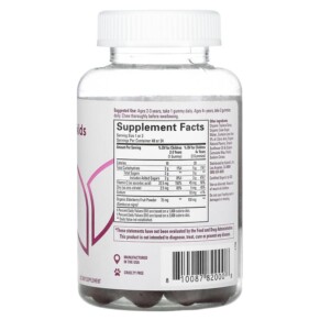 Thành phần vi chất của Hyland's Kids Naturals Organic Elderberry Plus Natural Berry Ages 2+ 48 Vegan Gummies 810087820008