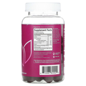 Thành phần vi chất của Hyland's Organic Elderberry Plus Gummies Natural Berry 60 Vegan Gummies 810087820022