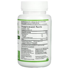 Thành phần vi chất của Hyperbiotics PRO-Bifido Probiotic Support for Ages 50+ 60 Time-Release Tablets 9506000113777