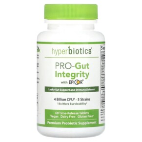 Thực phẩm chức năng Hyperbiotics Pro-Gut Integrity With Epicor 60 Time-Release Tablets 9506000058511