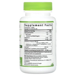 Thành phần vi chất của Hyperbiotics PRO-Women 5 Billion CFU 60 Time-Release Tablets 9506000113739