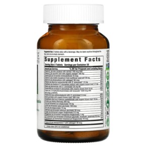 Thành phần vi chất của Innate Response Formulas Baby & Me Multivitamin 60 Tablets 051494401743