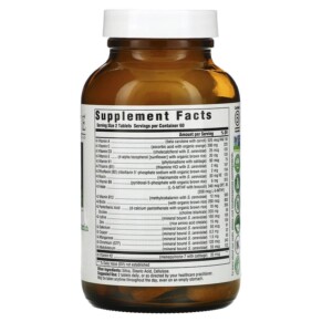 Thành phần vi chất của Innate Response Formulas Men's 40+ Multivitamin Iron Free 120 Tablets 051494401637