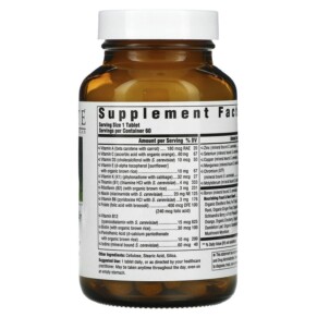 Thành phần vi chất của Innate Response Formulas Men's One Daily Iron Free 60 Tablets 051494400548