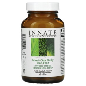 Thực phẩm chức năng Innate Response Formulas Men's One Daily Iron Free 60 Tablets 051494400548