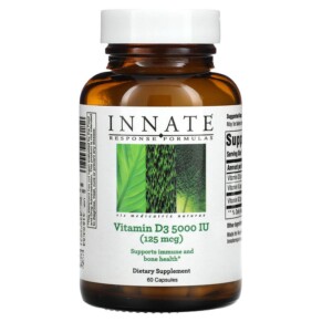 Thực phẩm chức năng Innate Response Formulas Vitamin D3 5.000 IU (125 mcg) 60 Capsules 051494430026