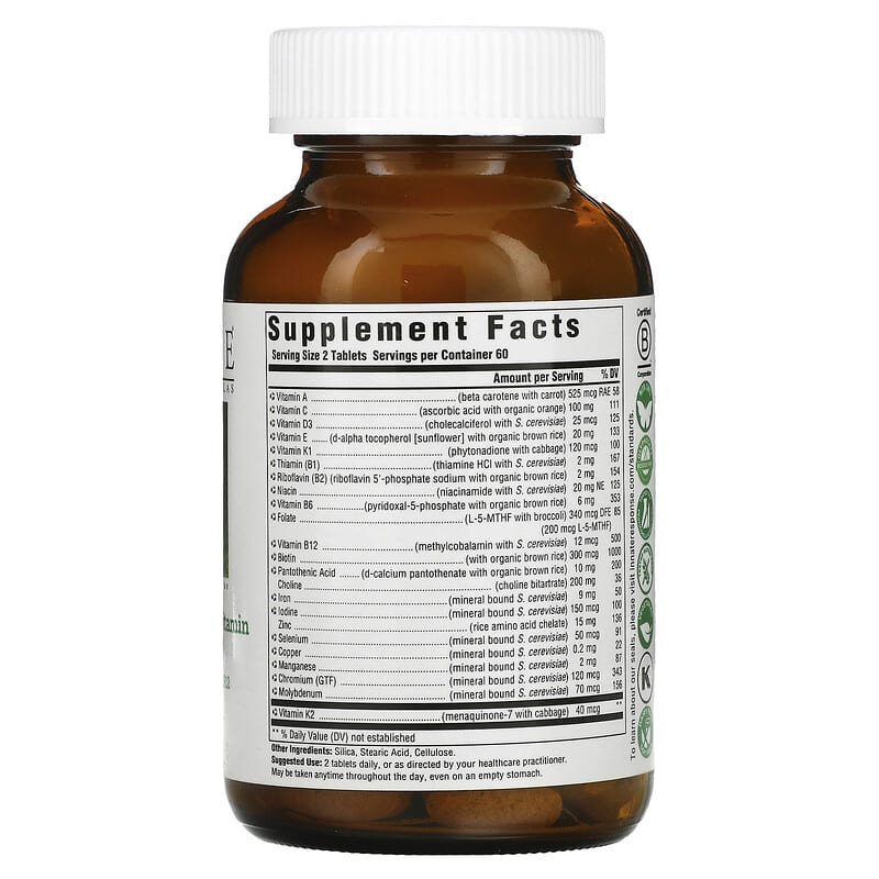 Innate Response Formulas Women's 40+ Multivitamin 120 Tablets 2 Thành phần vi chất của Innate Response Formulas Women's 40+ Multivitamin 120 Tablets 051494401699