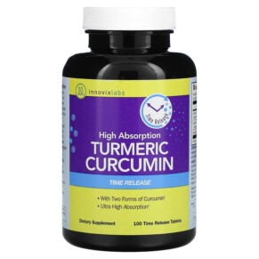 Thực phẩm chức năng InnovixLabs High Absorption Turmeric Curcumin 100 Time Release Tablets 794504891768