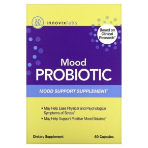 Thực phẩm chức năng InnovixLabs Mood Probiotic Mood Support Supplement 60 Capsules 794504984750