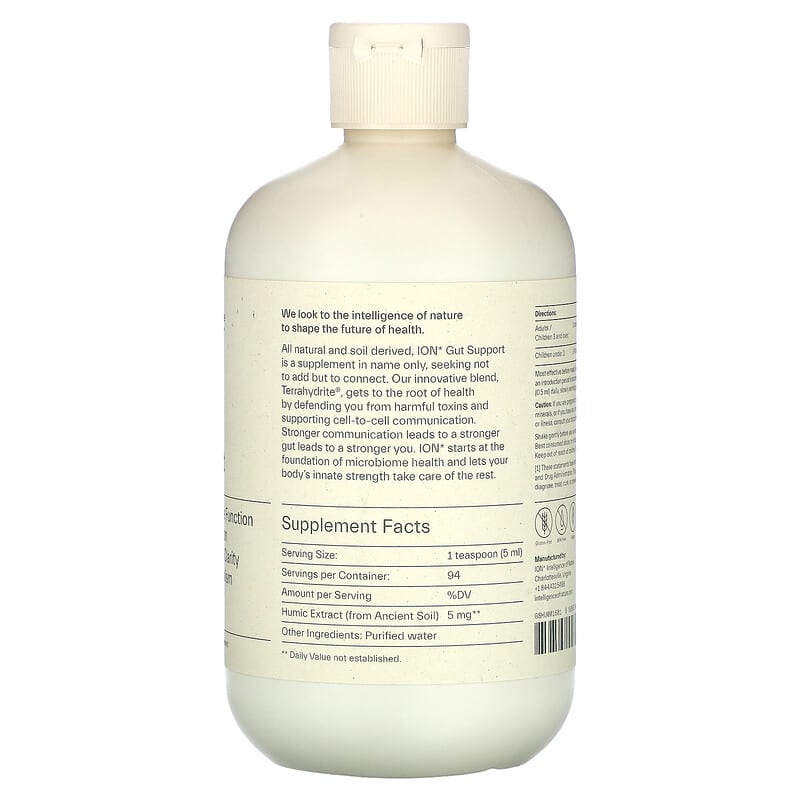 ION Intelligence of Nature Gut Support 16 fl oz (473 ml) 2 Thành phần vi chất của ION Intelligence of Nature Gut Support 16 fl oz (473 ml) 858562007407