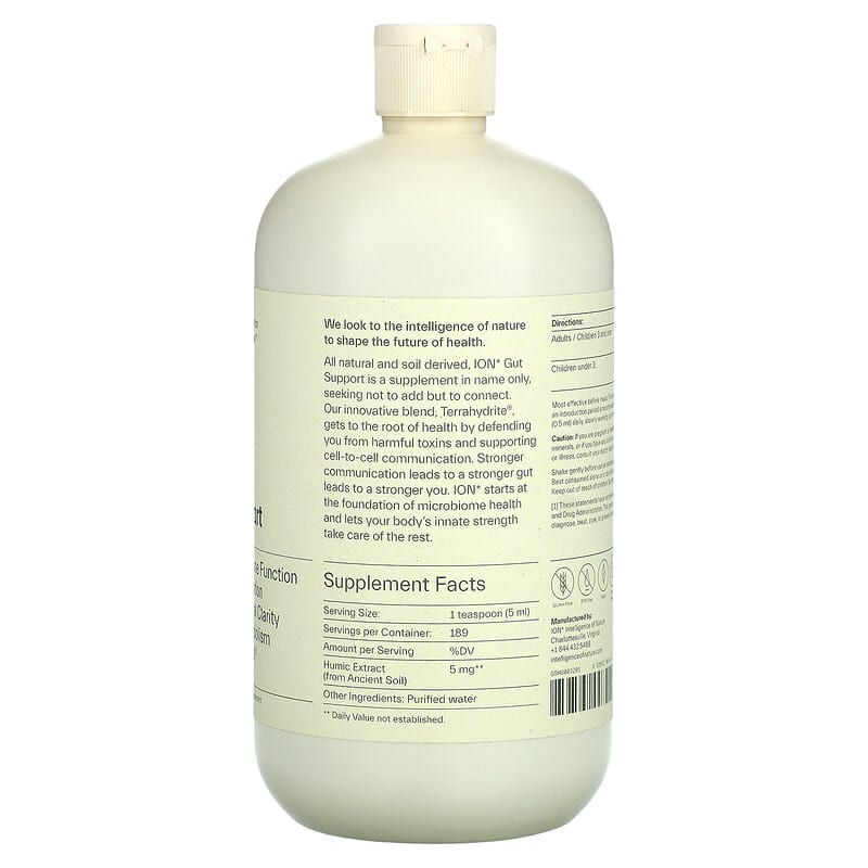 ION Intelligence of Nature Gut Support 32 fl oz (946 ml) 2 Thành phần vi chất của ION Intelligence of Nature Gut Support 32 fl oz (946 ml) 858562007414