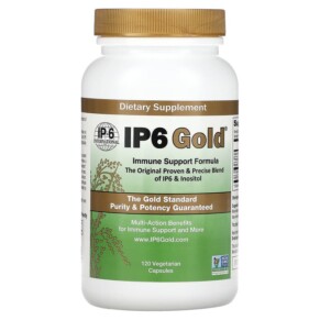 Thực phẩm chức năng IP-6 International IP6 Gold Immune Support Formula 120 Vegetarian Capsules 860005330805