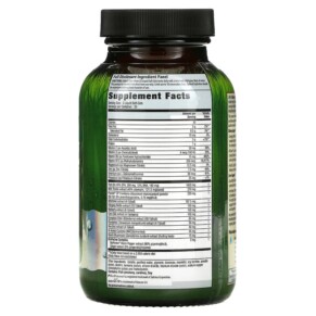 Thành phần vi chất của Irwin Naturals 2 in 1 Kidney & Liver Super Cleanse 60 Liquid Soft-Gels 710363594572
