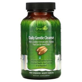 Thực phẩm chức năng Irwin Naturals Daily Gentle Cleanse 60 Liquid Soft-Gels 710363568351
