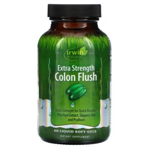 Thực phẩm chức năng Irwin Naturals Extra Strength Colon Flush 60 Liquid Soft-Gels 710363586355