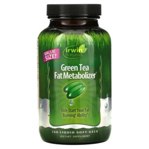 Thực phẩm chức năng Irwin Naturals Green Tea Fat Metabolizer 150 Liquid Soft Gels 710363578282