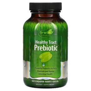 Thực phẩm chức năng Irwin Naturals Healthy Tract Prebiotic 60 Liquid Soft-Gels 710363586362