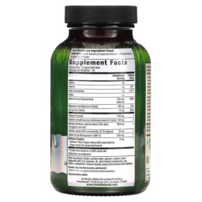 Thành phần vi chất của Irwin Naturals High Potency Mega D3 & K2 + Turmeric Extract 60 Liquid Soft-Gels 710363592011