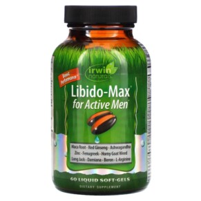 Thực phẩm chức năng Irwin Naturals Libido-Max for Active Men 60 Liquid Soft-Gels 840081402559