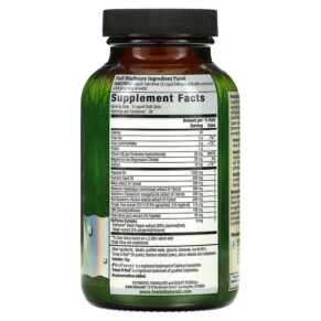 Thành phần vi chất của Irwin Naturals Menstrual Relief Hormone Balance 84 Liquid Soft-Gels 710363578404