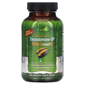 Thực phẩm chức năng Irwin Naturals Optimum-Strength Testosterone UP Pro-GrowtH 60 Liquid Soft-Gels 840081407110