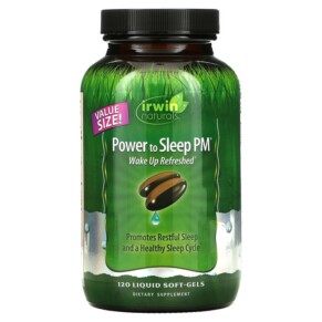 Thực phẩm chức năng Irwin Naturals Power to Sleep PM 120 Liquid Soft-Gels 710363578275