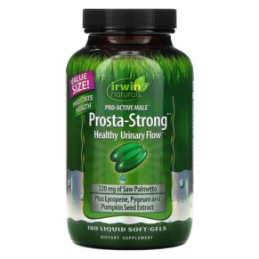 Thực phẩm chức năng Irwin Naturals Prosta-Strong Healthy Urinary Flow 180 Liquid Soft-Gels 710363578299