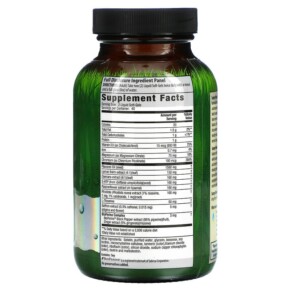 Thành phần vi chất của Irwin Naturals Sunny Mood with 5-HTP Plus Vitamin D3 80 Liquid Soft-Gels 710363591403