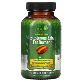 Thực phẩm chức năng Irwin Naturals Testosterone-Extra Fat Burner 60 Liquid Soft-Gels 710363596767