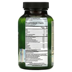 Thành phần vi chất của Irwin Naturals Testosterone UP 60 Liquid Soft-Gels 710363581046