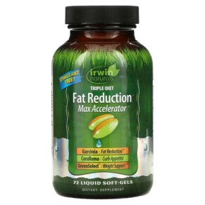 Thực phẩm chức năng Irwin Naturals Triple-Diet Fat Reduction+ Max Accelerator 72 Liquid Soft-Gels 710363582463