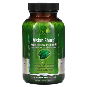 Thực phẩm chức năng Irwin Naturals Vision Sharp Multi-Nutrient Eye Health 42 Liquid Soft-Gels 710363568320