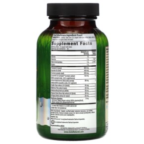 Thành phần vi chất của Irwin Naturals Whole-Body Turmeric+ 60 Liquid Soft-Gels 710363586379