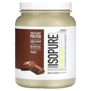 Thực phẩm chức năng Isopure Plant-Based Protein Powder Chocolate 1.37 lb (621 g) 089094025434