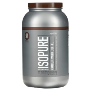 Thực phẩm chức năng Isopure Protein Powder with Coffee Espresso 3 lb (1.36 kg) 089094022297