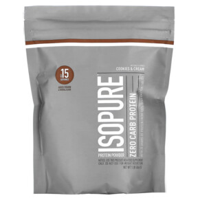 Thực phẩm chức năng Isopure Zero Carb Protein Powder Cookies & Cream 1 lb (454 g) 089094022471
