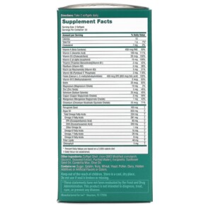 Thành phần vi chất của iWi Men's Complete Multivitamin + Omega-3 60 Softgels 818353020404