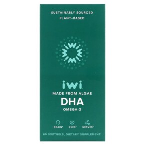 Thực phẩm chức năng iWi Omega-3 DHA 60 Softgels 818353022064