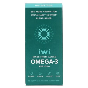 Thực phẩm chức năng iWi Omega-3 Mini EPA + DHA 60 Softgels 818353020480