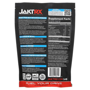 Thành phần vi chất của Jakt-RX BCAA Hydrate With Coconut Water & Electrolytes Cherry Limeade 12.7 oz (360) 629046956111