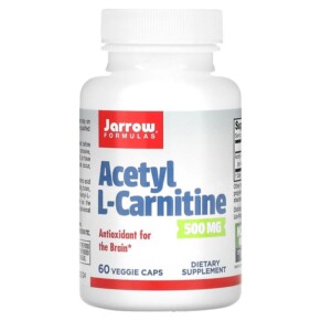 Thực phẩm chức năng Jarrow Formulas Acetyl L-Carnitine 500 mg 60 Veggie Caps 790011150374