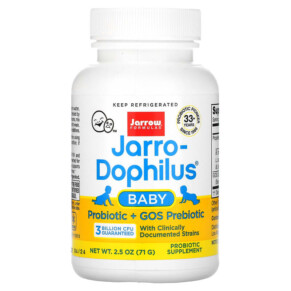 Thực phẩm chức năng Jarrow Formulas Baby's Jarro-Dophilus Probiotic + GOS Prebiotic Powder 2.5 oz (71 g) 790011030133