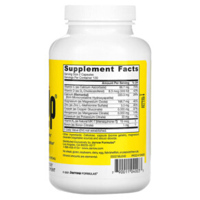 Thành phần vi chất của Jarrow Formulas Bone-Up 240 Capsules 790011040033