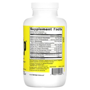 Thành phần vi chất của Jarrow Formulas Bone-Up 360 Capsules 790011048053