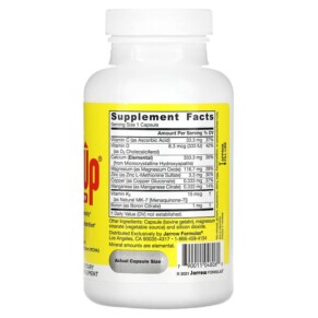 Thành phần vi chất của Jarrow Formulas Bone-Up 90 Capsules 790011048060