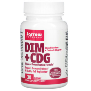 Thực phẩm chức năng Jarrow Formulas DIM + CDG Enhanced Detoxification Formula 30 Veggie Caps 790011290650