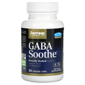 Thực phẩm chức năng Jarrow Formulas GABA Soothe 30 Veggie Caps 790011290445
