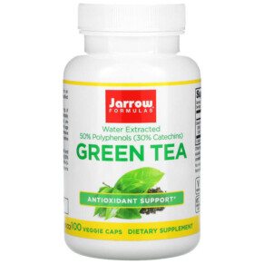 Thực phẩm chức năng Jarrow Formulas Green Tea 500 mg 100 Veggie Caps 790011170075